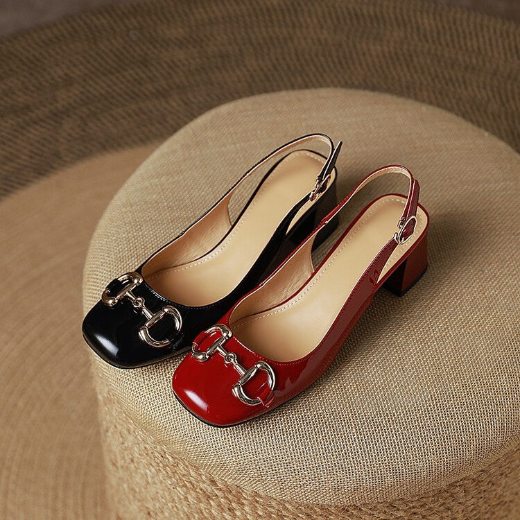 Dianna Leather Heels