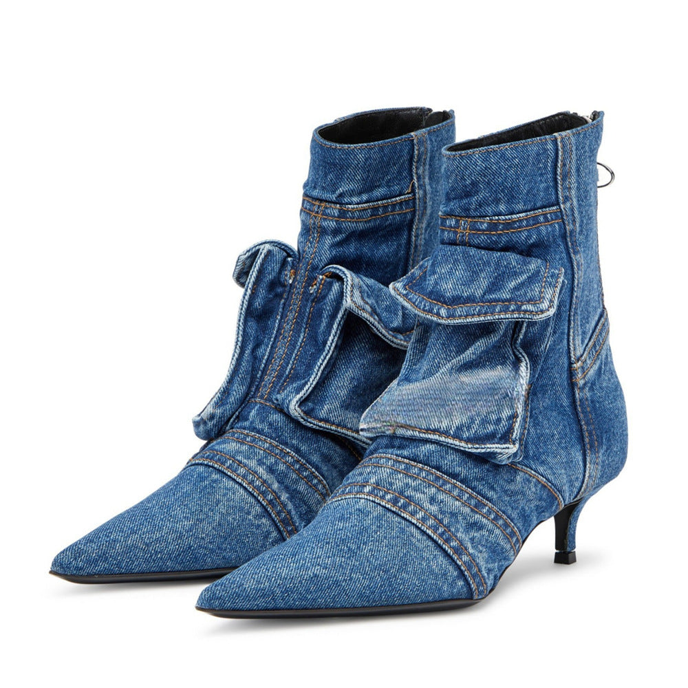 Emma Denim Boots