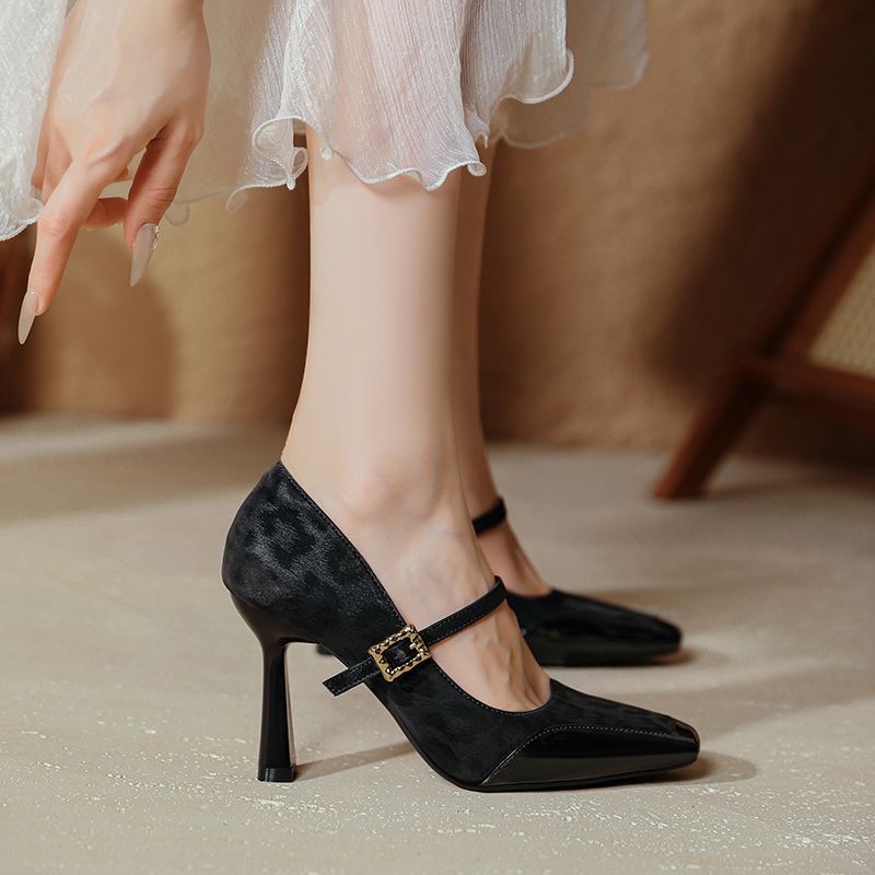 Elvia Suede Heels