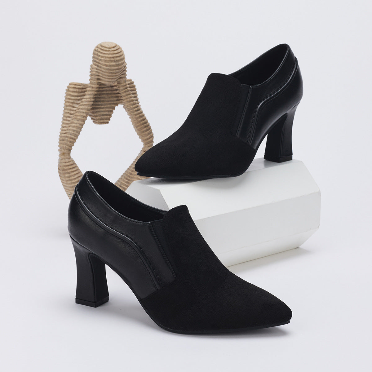 Aisha Suede Heels