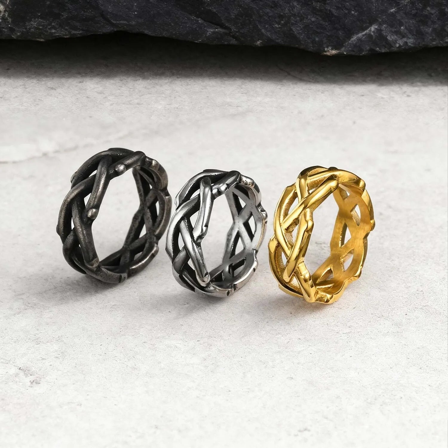 Orpheus Steel Ring