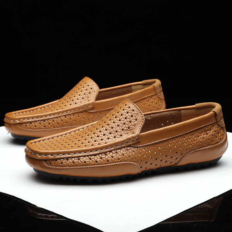 Rocco Leather Loafers in Black