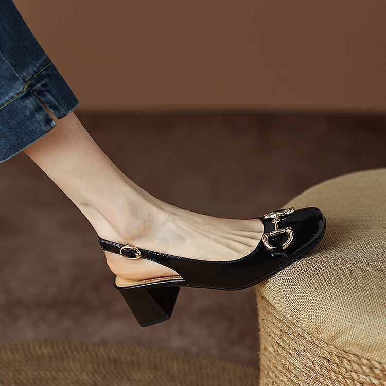 Dianna Leather Heels