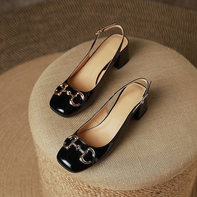 Dianna Leather Heels