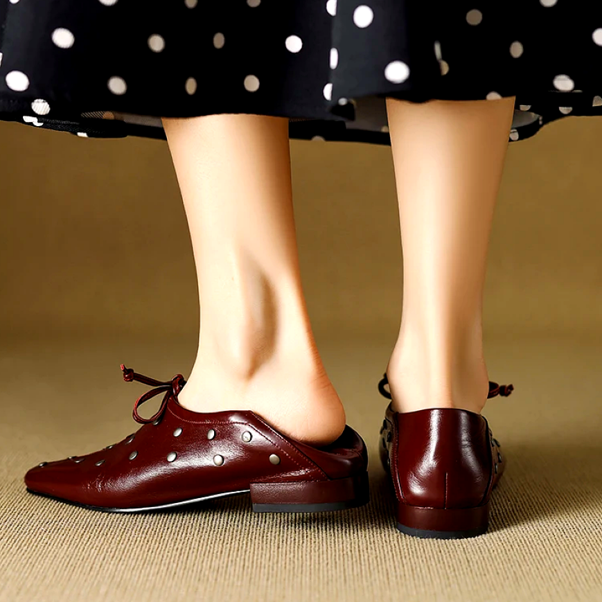 Mina Leather Loafers