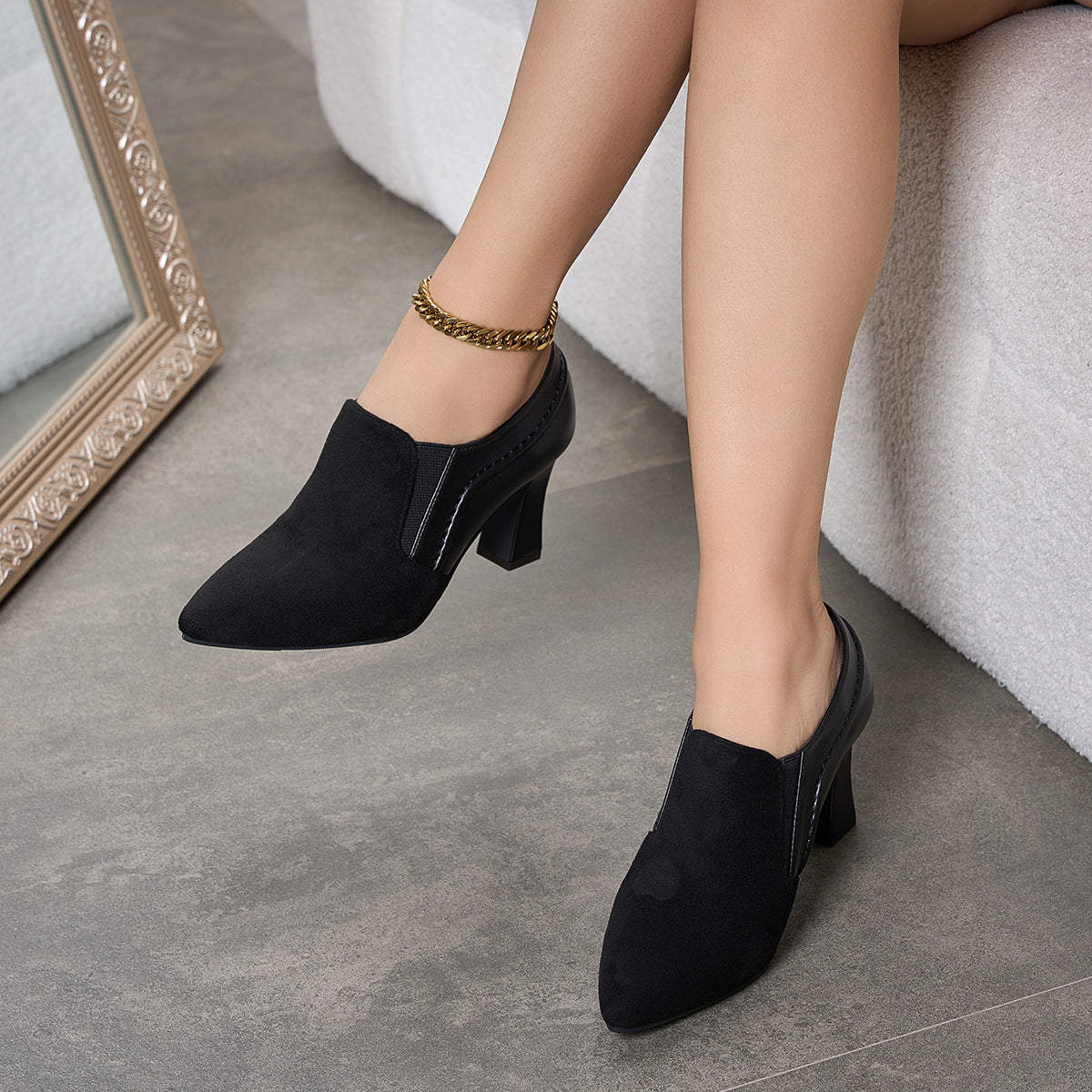 Aisha Suede Heels