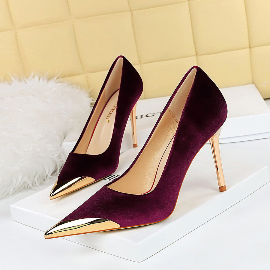 Lacina Velvet Stilettos
