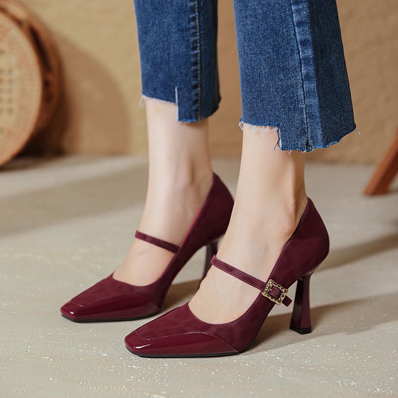Elvia Suede Heels