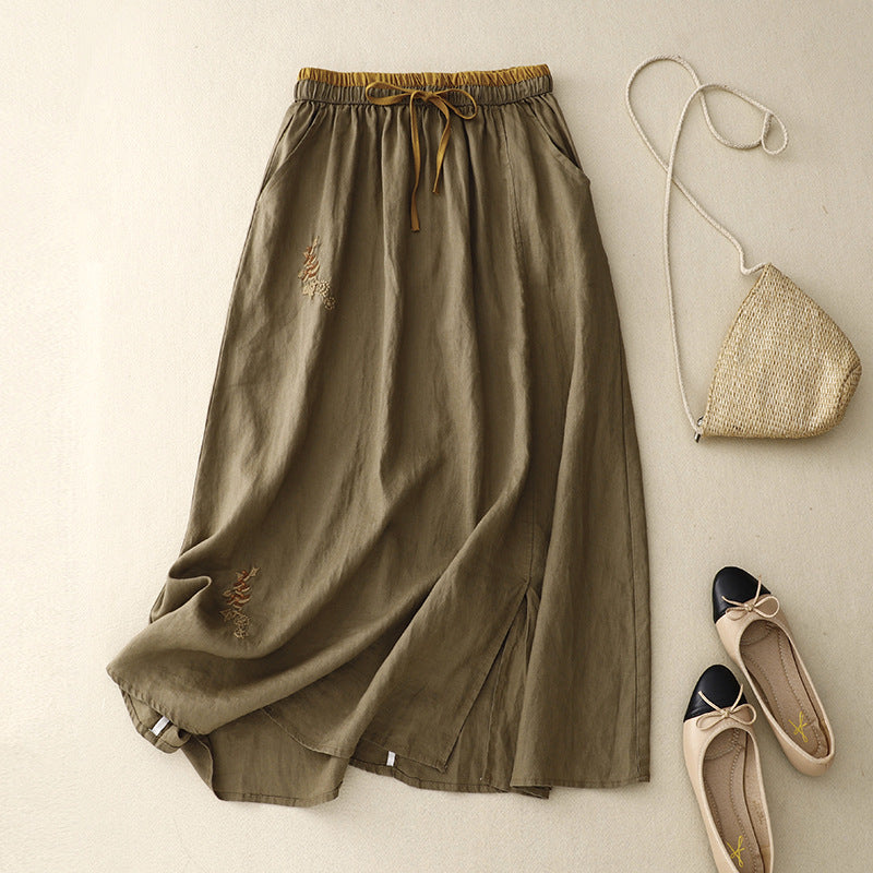 Angelie Linen Skirt