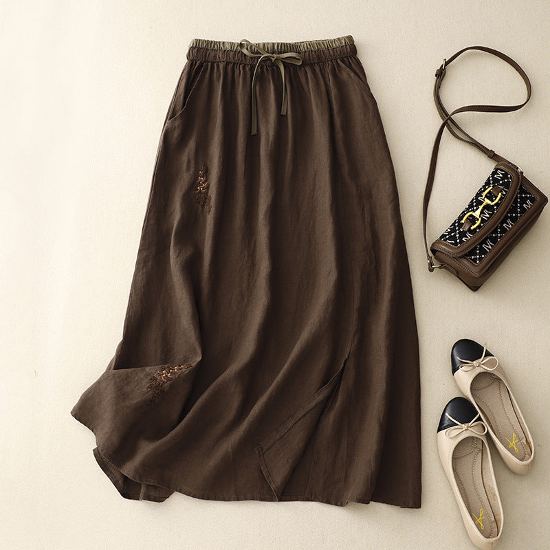 Angelie Linen Skirt