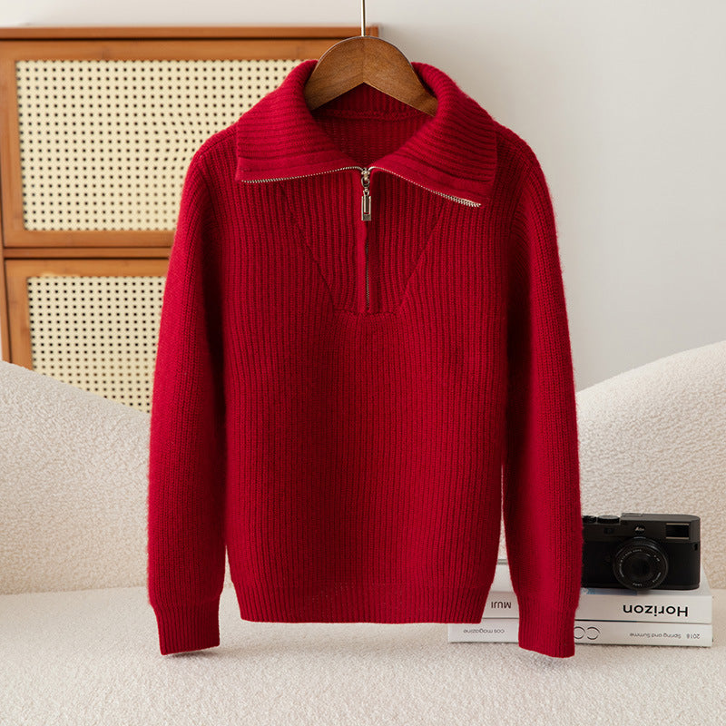 Adele Quarter-Zip Sweater