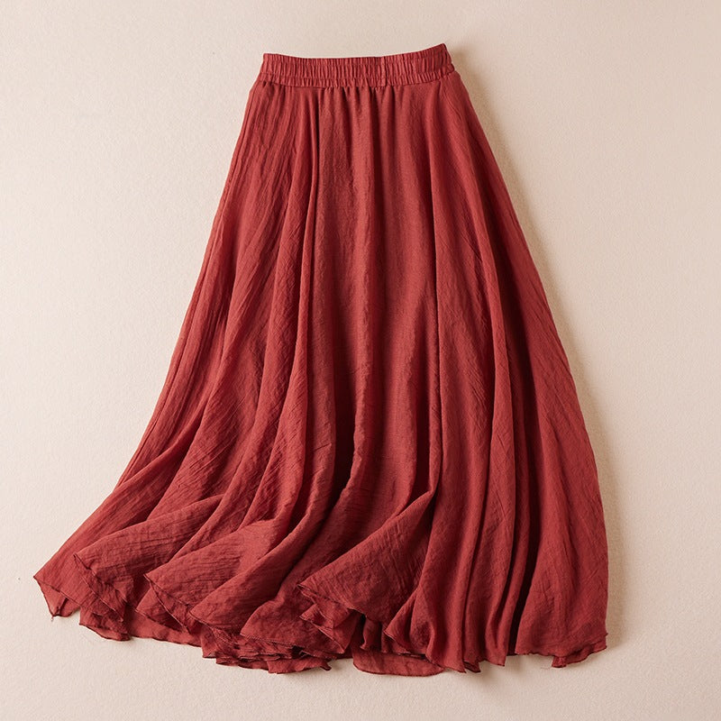 Lorena Linen Skirt